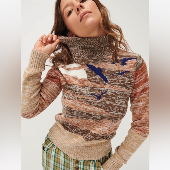 Retro turtleneck sweater - Picture 2 of 13